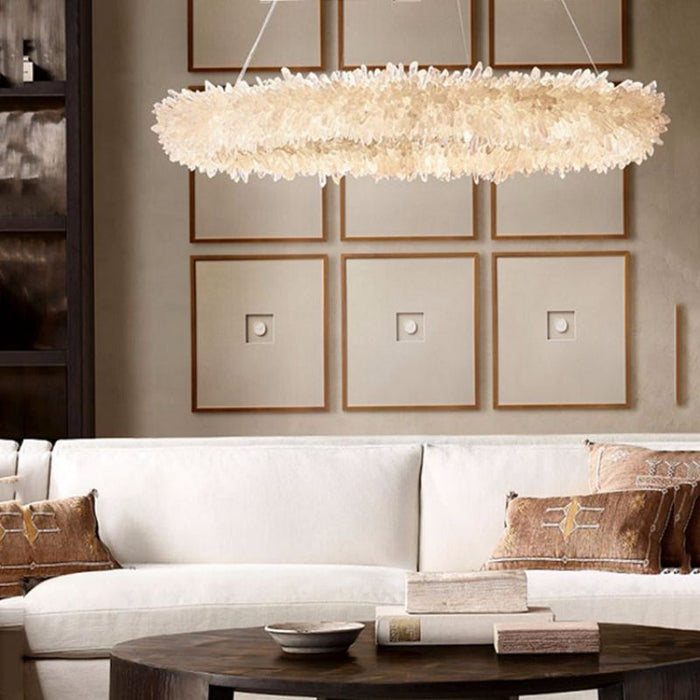 Primary Crystal Halo Chandelier-DWHOME