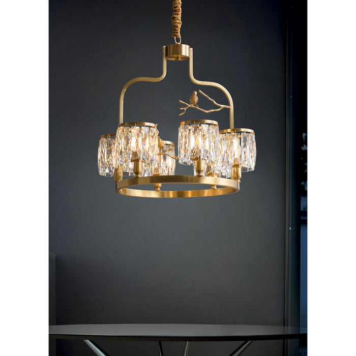 Crystal Bird Chandelier-DWHOME