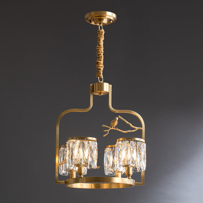 Crystal Bird Chandelier-DWHOME