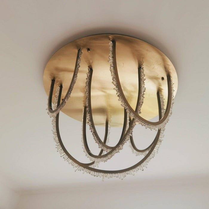 Crystal Corde Ceiling Light-DWHOME