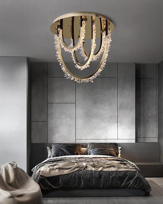 Crystal Corde Ceiling Light-DWHOME