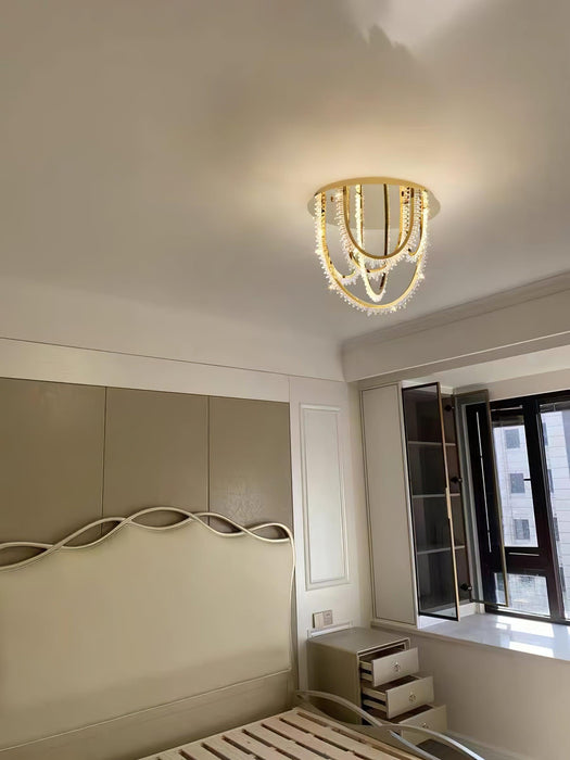 Crystal Corde Ceiling Light-DWHOME