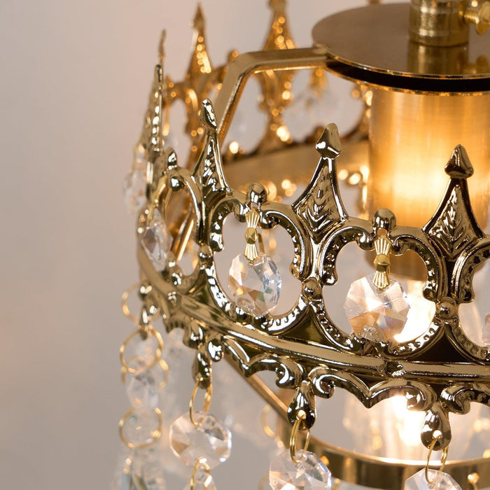 Crystal Crown Sconce-DWHOME