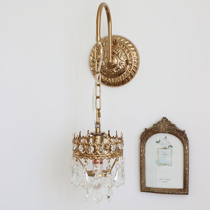 Crystal Crown Sconce-DWHOME
