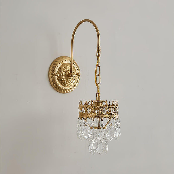 Crystal Crown Sconce-DWHOME