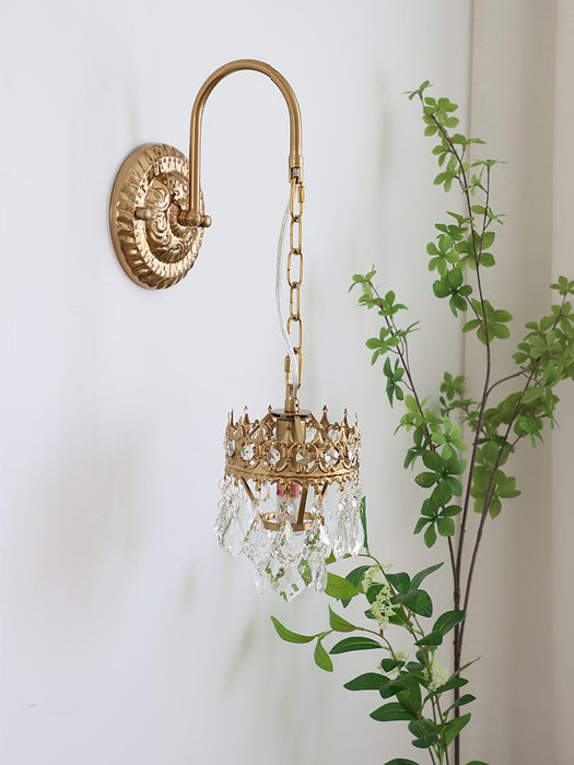 Crystal Crown Sconce-DWHOME
