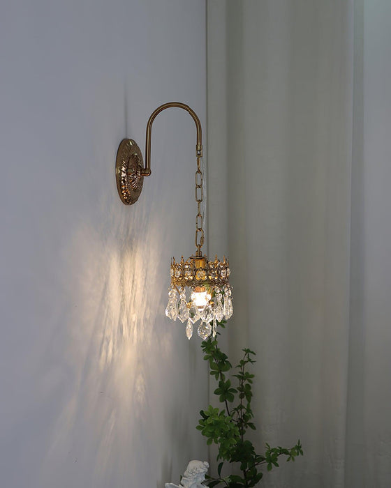 Crystal Crown Sconce-DWHOME