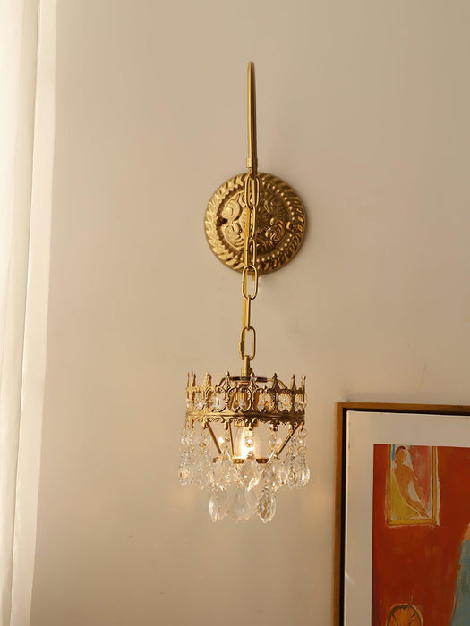 Crystal Crown Sconce-DWHOME