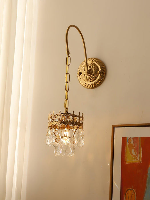 Crystal Crown Sconce-DWHOME