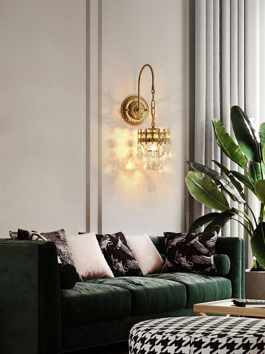 Crystal Crown Sconce-DWHOME