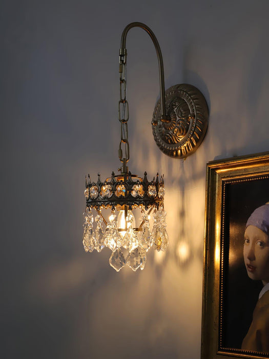 Crystal Crown Sconce-DWHOME
