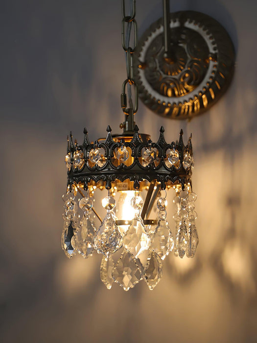 Crystal Crown Sconce-DWHOME