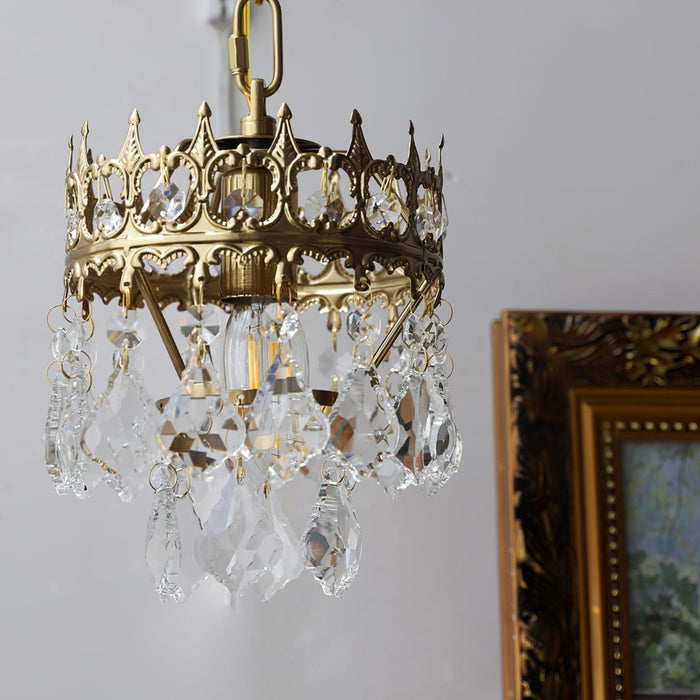 Crystal Crown Sconce-DWHOME