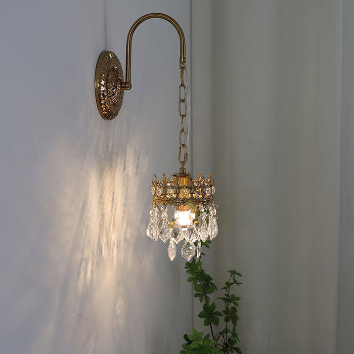 Crystal Crown Sconce-DWHOME