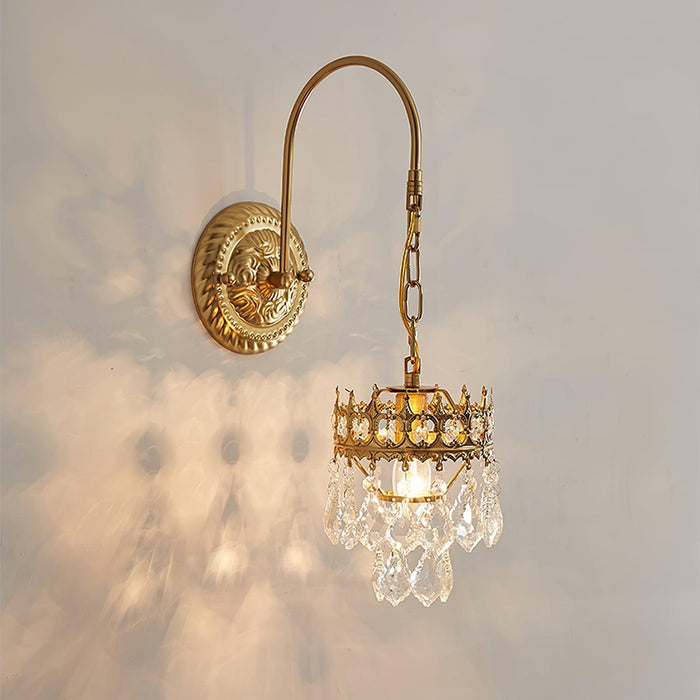 Crystal Crown Sconce-DWHOME