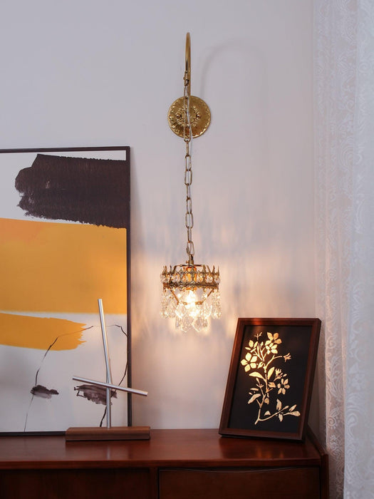 Crystal Crown Sconce-DWHOME