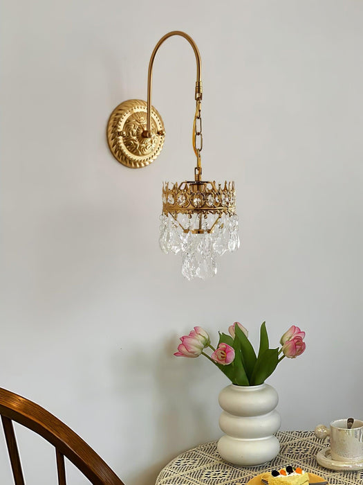 Crystal Crown Sconce-DWHOME