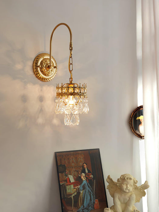 Crystal Crown Sconce-DWHOME