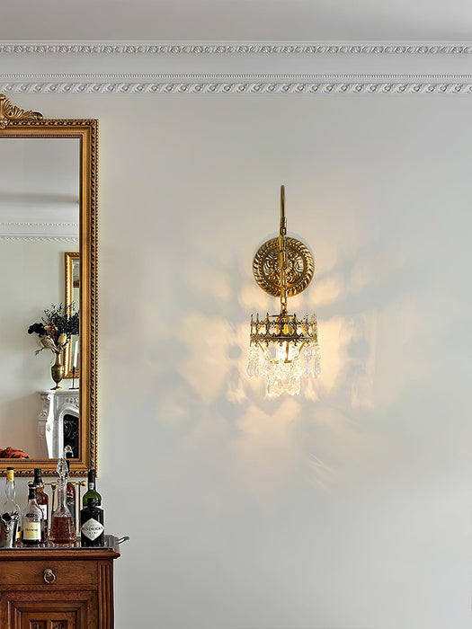 Crystal Crown Sconce-DWHOME