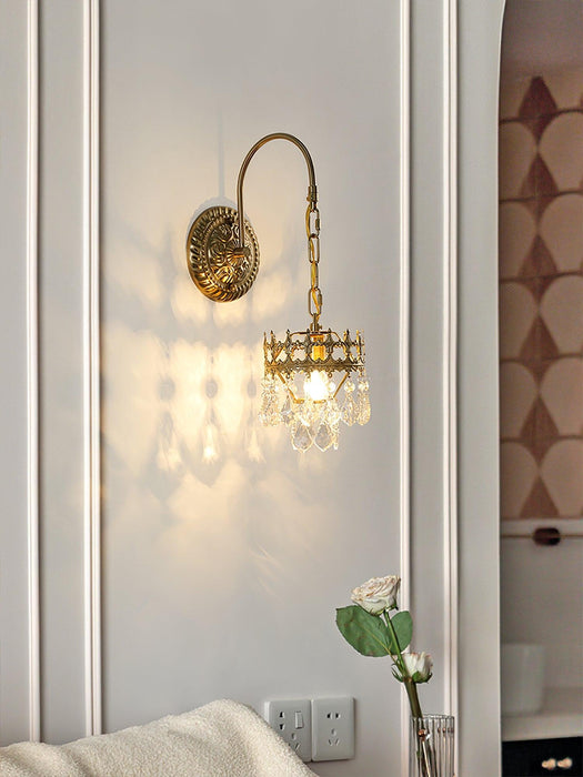 Crystal Crown Sconce-DWHOME