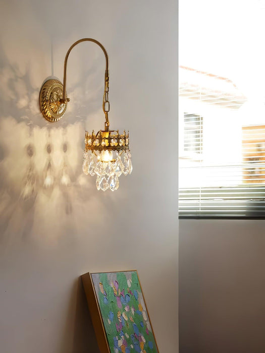 Crystal Crown Sconce-DWHOME