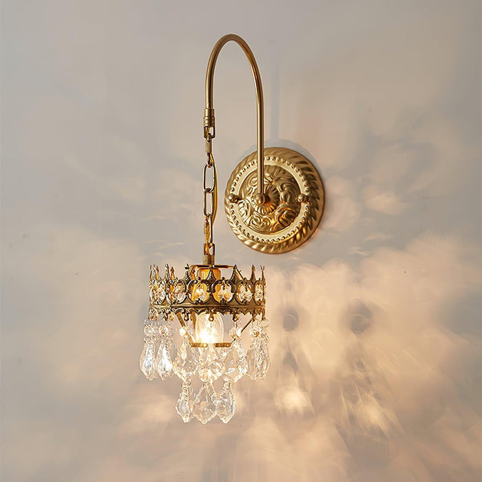 Crystal Crown Sconce-DWHOME