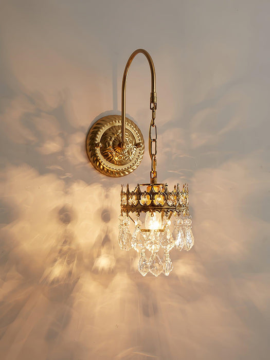 Crystal Crown Sconce-DWHOME