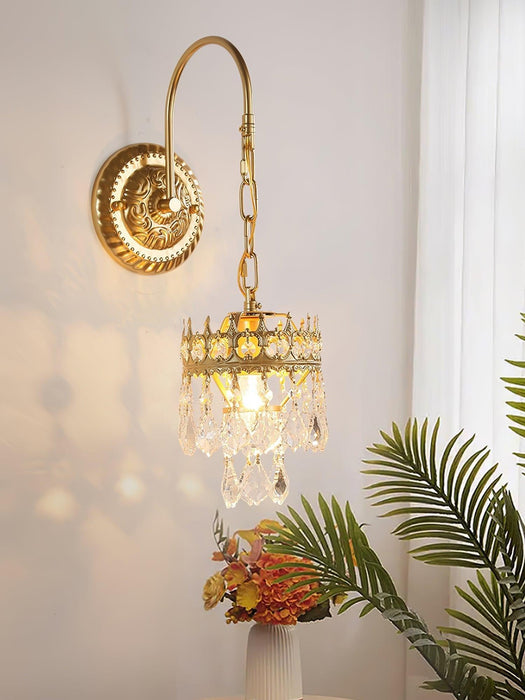 Crystal Crown Sconce-DWHOME
