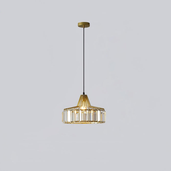 Crystal Drum Pendant Lamp-DWHOME