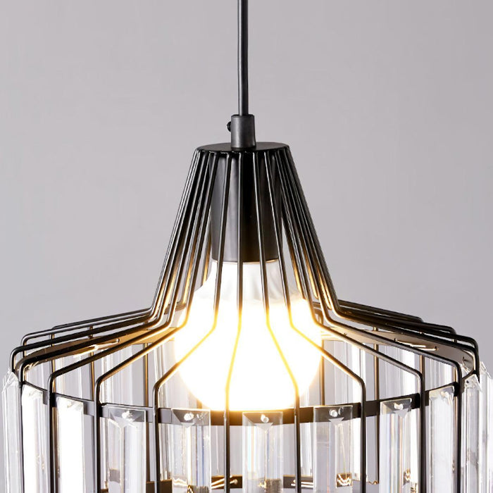 Crystal Drum Pendant Lamp-DWHOME