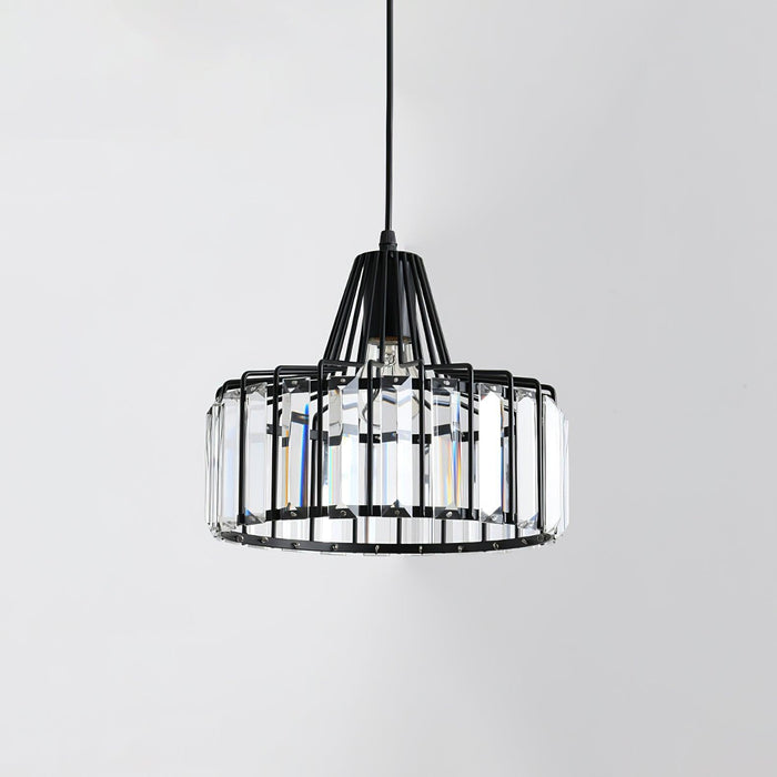Crystal Drum Pendant Lamp-DWHOME