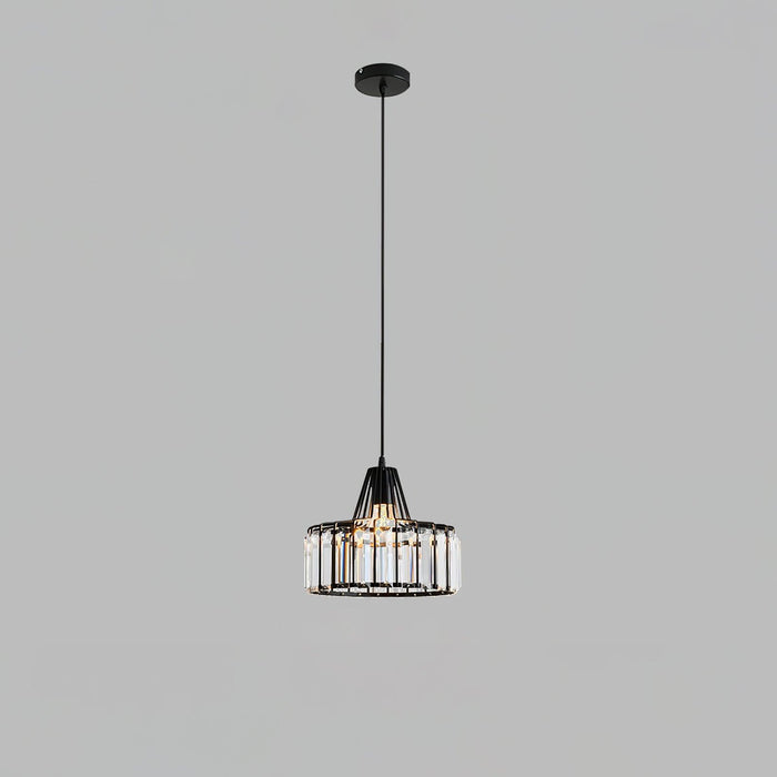 Crystal Drum Pendant Lamp-DWHOME