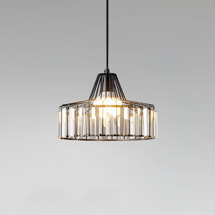 Crystal Drum Pendant Lamp-DWHOME
