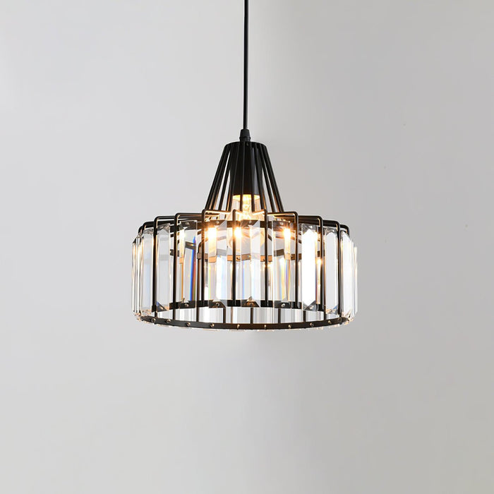 Crystal Drum Pendant Lamp-DWHOME