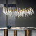 Crystal Icicles Branch Brass Chandelier - DWHOME
