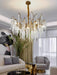 Crystal Icicles Branch Brass Chandelier - DWHOME