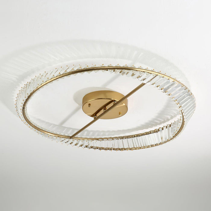 Crystal Rings Ceiling Lamp-DWHOME