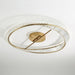 Crystal Rings Ceiling Lamp-DWHOME