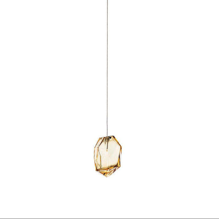Crystal Rock Cluster Pendant Light