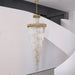 Crystal Spiral Chandelier-DWHOME