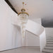 Crystal Spiral Chandelier-DWHOME