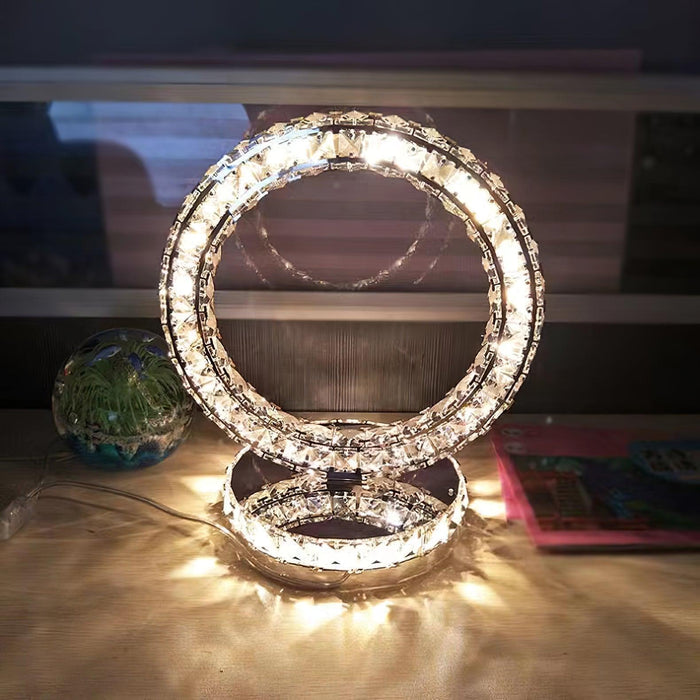 Crystal Rings Table Lamp - DWHOME