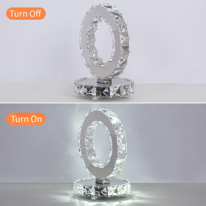 Crystal Rings Table Lamp - DWHOME