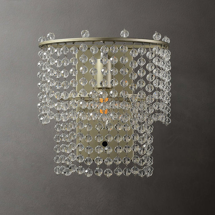 Crystal Waterfall Wall Light-DWHOME