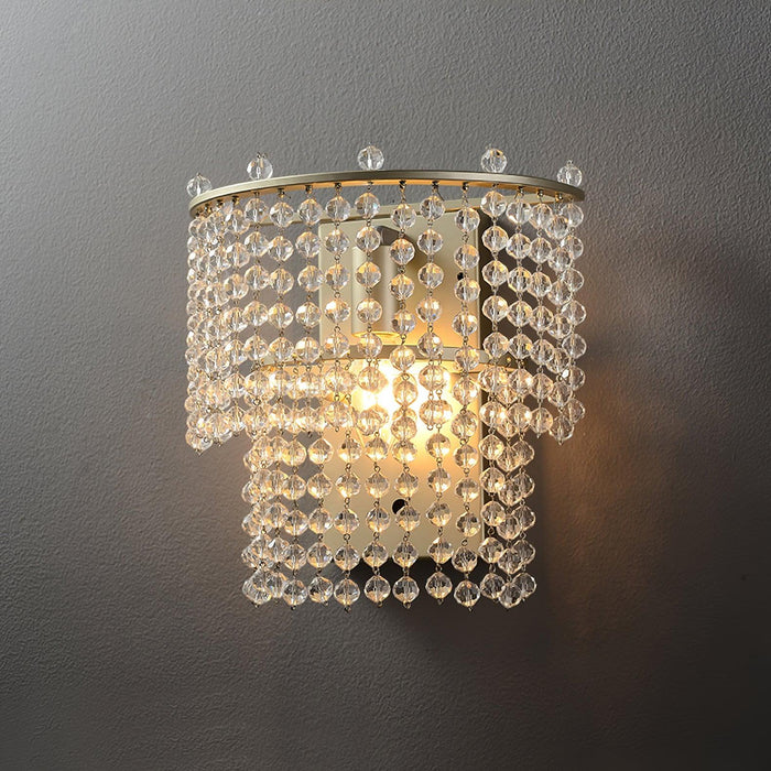 Crystal Waterfall Wall Light-DWHOME