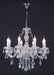 White Megan Crystal Chandelier - DWHOME