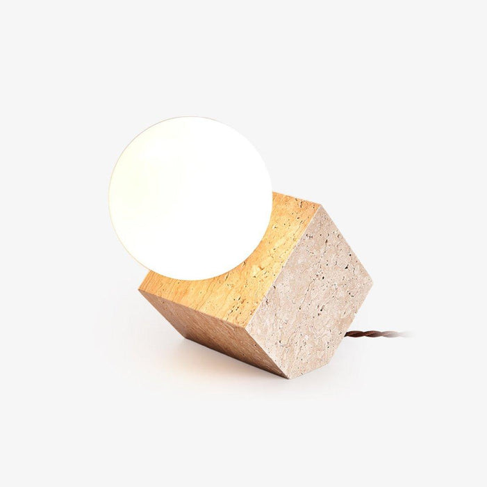 Cube Stone Table Lamp - DWHOME