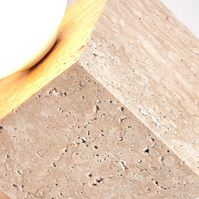 Cube Stone Table Lamp - DWHOME