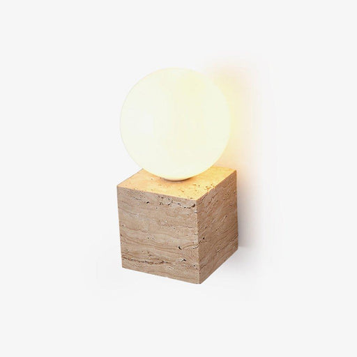Cube Stone Wall Lamp-DWHOME