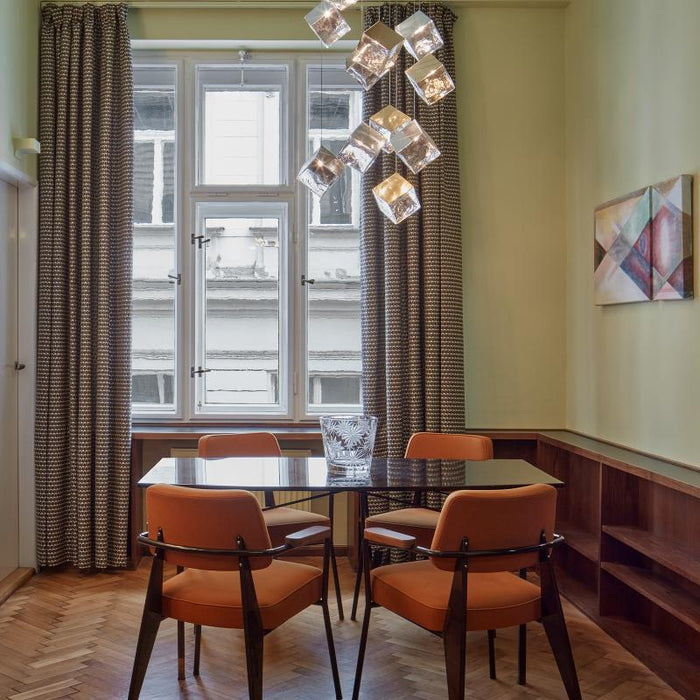 Cubic Luster Cascade Chandelier - Vakkerlight